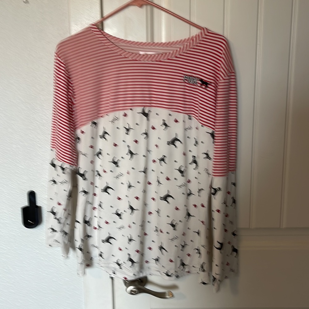 Pink brand, matching pajamas, size small